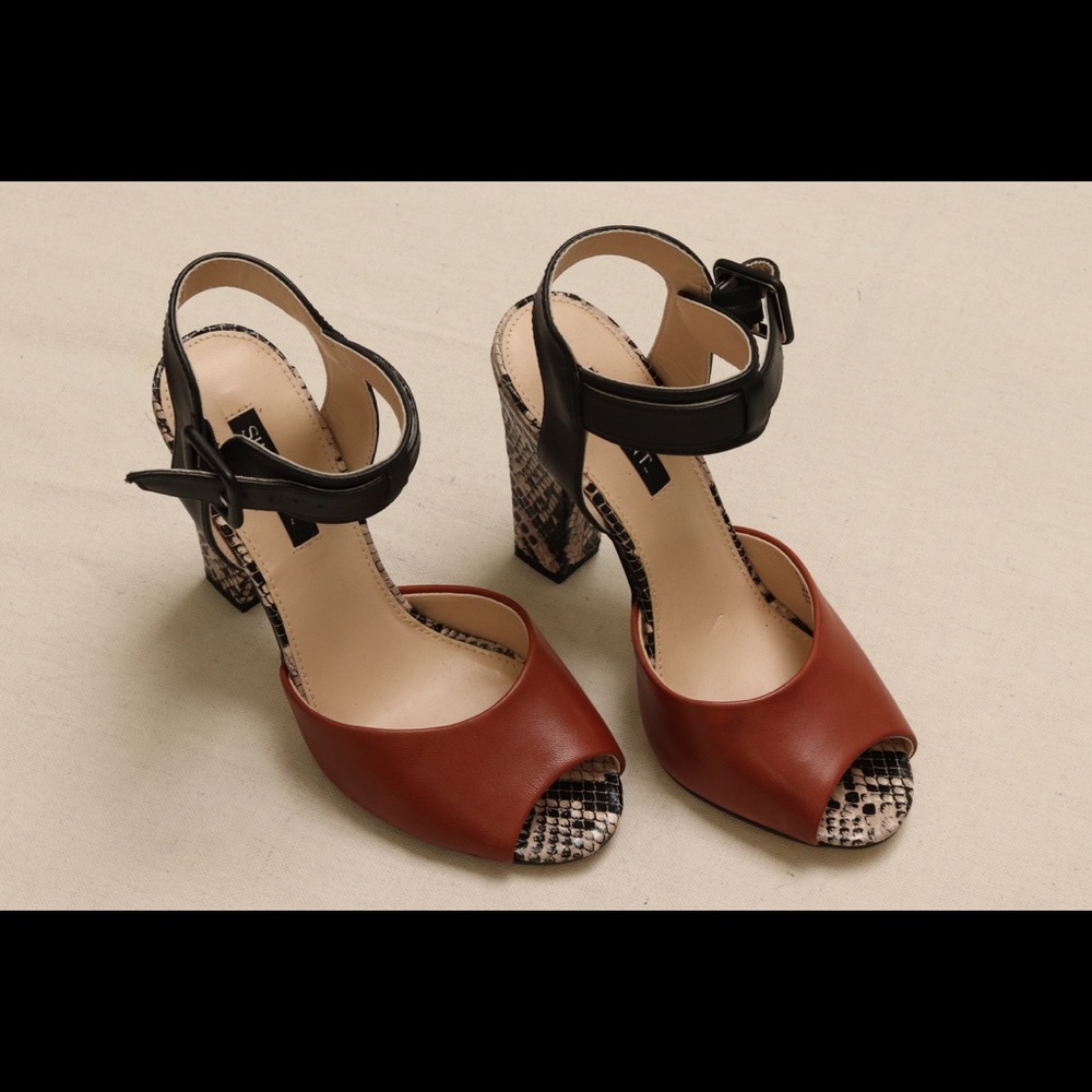 Shoemint Ankle Strap Heels